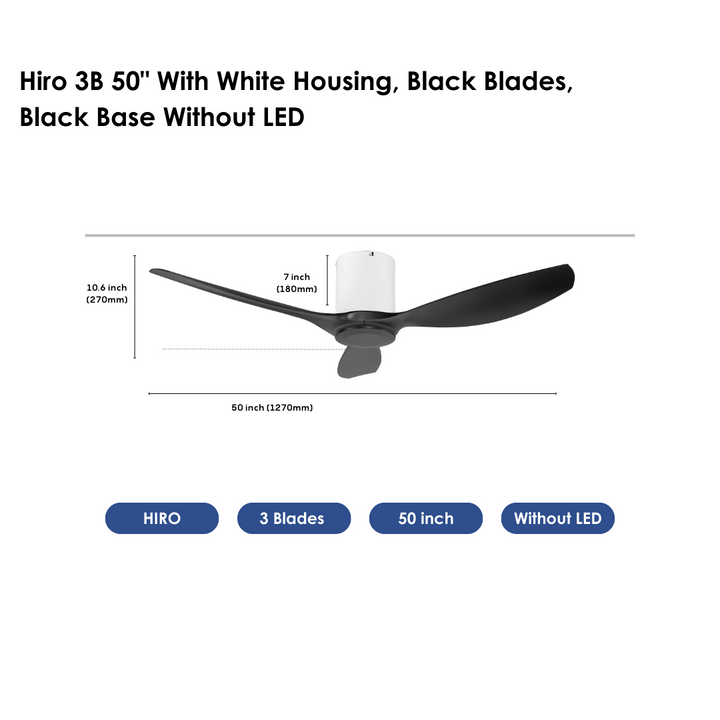Crestar Hiro Smart Ceiling Fan - Crestar Fan Singapore