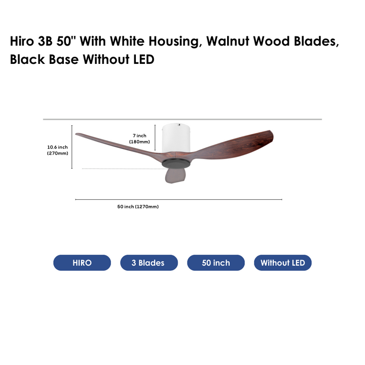 Crestar Hiro Smart Ceiling Fan - Crestar Fan Singapore