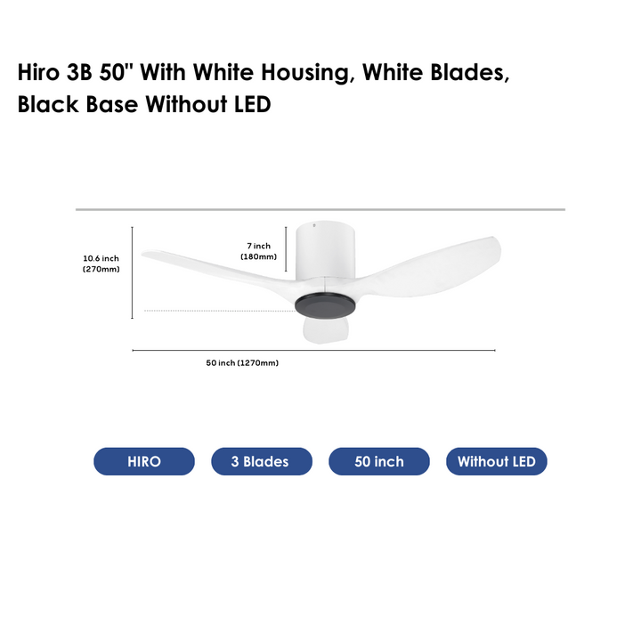 Crestar Hiro Smart Ceiling Fan - Crestar Fan Singapore
