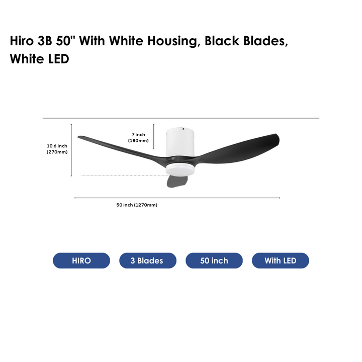 Crestar Hiro Smart Ceiling Fan - Crestar Fan Singapore
