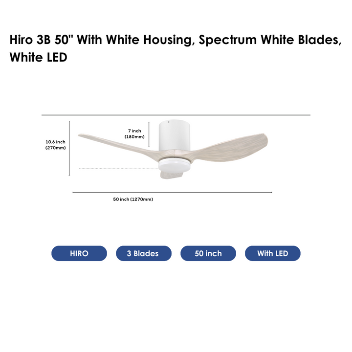 Crestar Hiro Smart Ceiling Fan - Crestar Fan Singapore