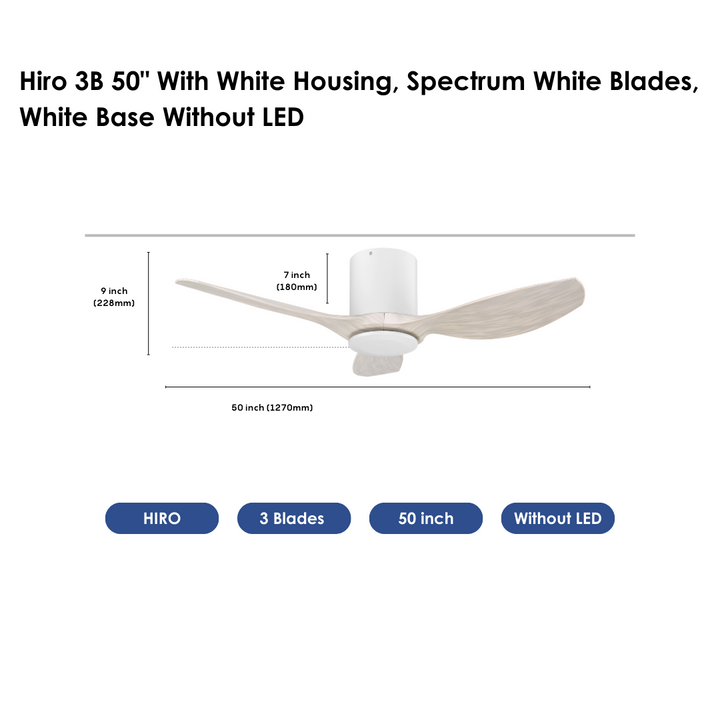 Crestar Hiro Smart Ceiling Fan - Crestar Fan Singapore