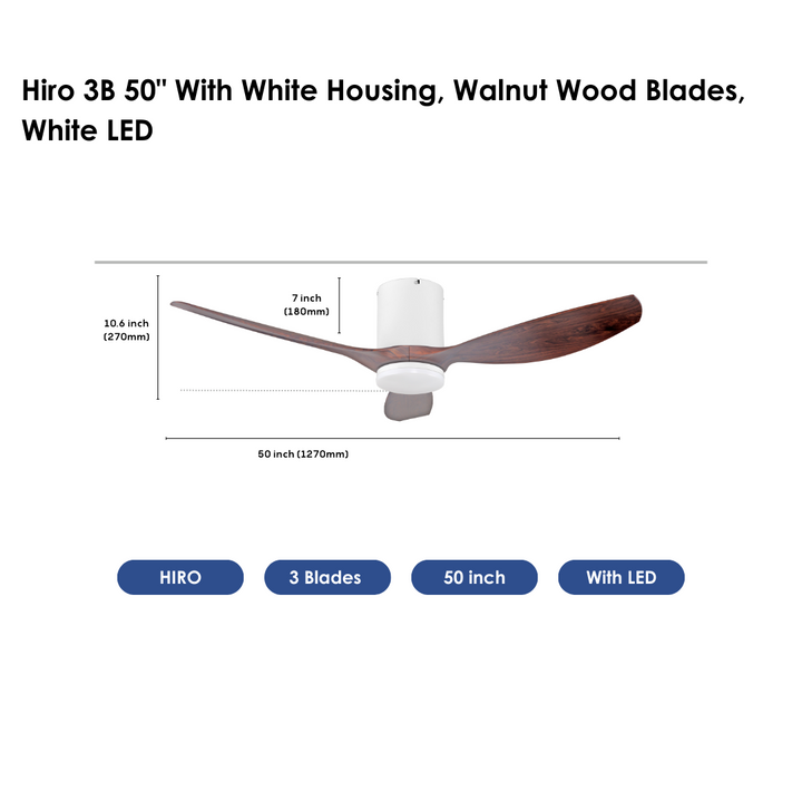 Crestar Hiro Smart Ceiling Fan - Crestar Fan Singapore