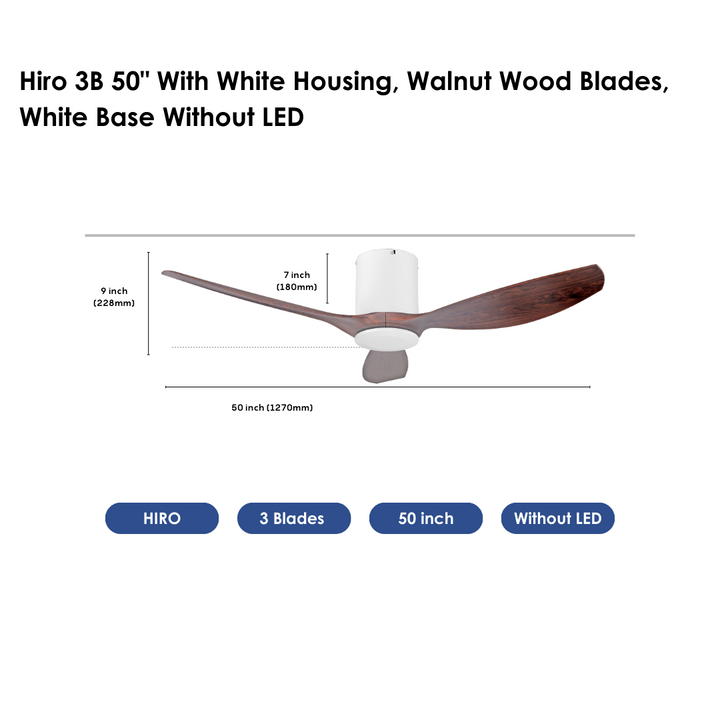 Crestar Hiro Smart Ceiling Fan - Crestar Fan Singapore