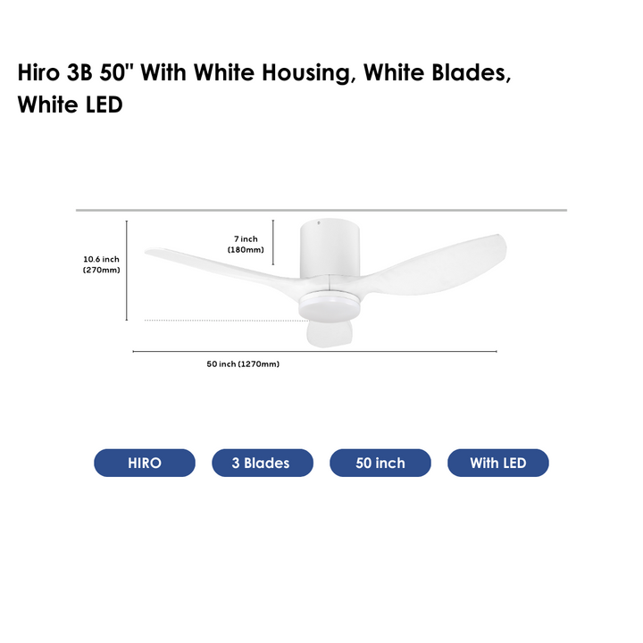 Crestar Hiro Smart Ceiling Fan - Crestar Fan Singapore