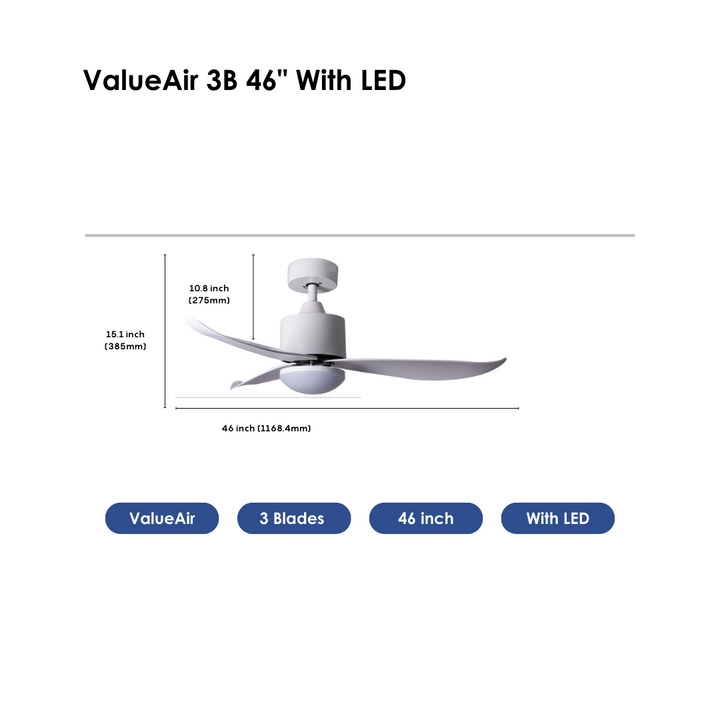 Crestar ValueAir Ceiling Fan - Crestar Fan Singapore