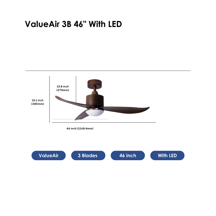 Crestar ValueAir Ceiling Fan - Crestar Fan Singapore
