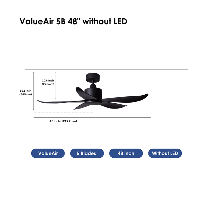Crestar ValueAir Ceiling Fan - Crestar Fan Singapore