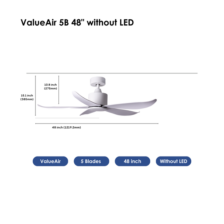 Crestar ValueAir Ceiling Fan - Crestar Fan Singapore