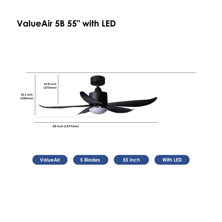 Crestar ValueAir Ceiling Fan - Crestar Fan Singapore