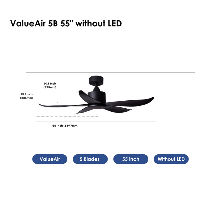Crestar ValueAir Ceiling Fan - Crestar Fan Singapore