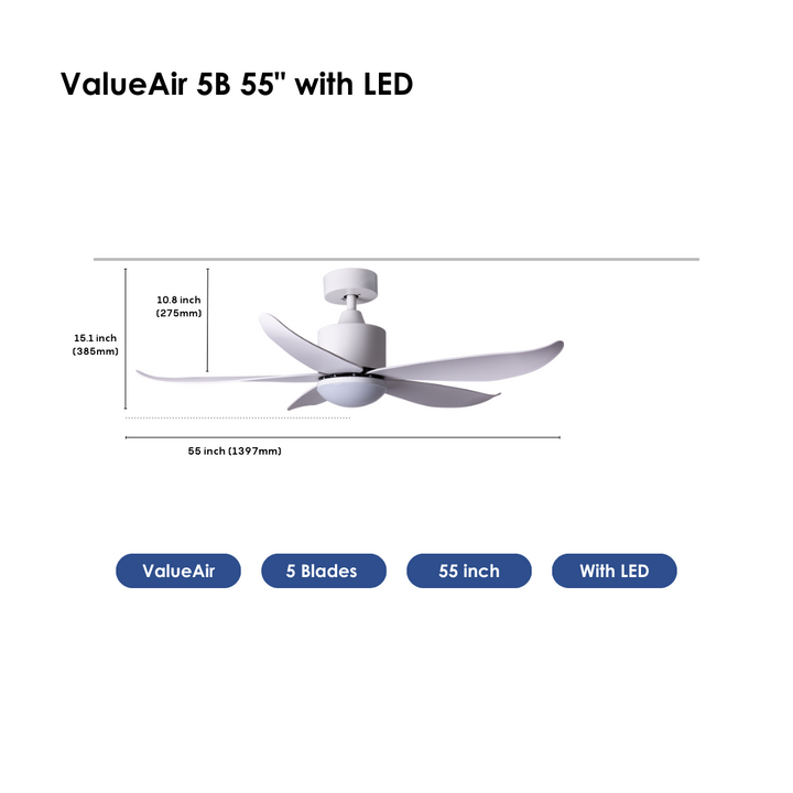 Crestar ValueAir Ceiling Fan - Crestar Fan Singapore