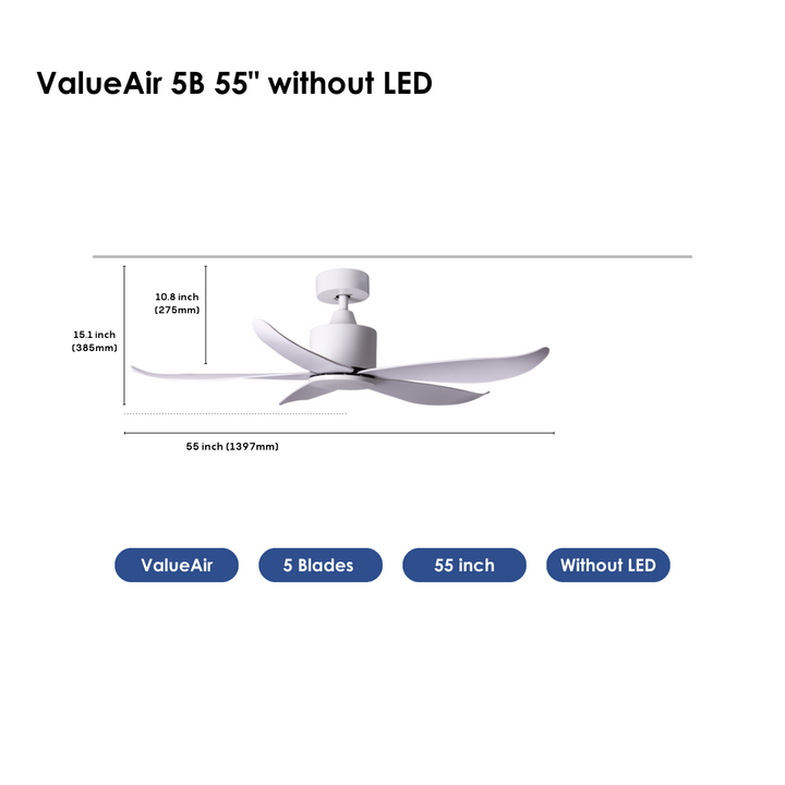 Crestar ValueAir Ceiling Fan - Crestar Fan Singapore