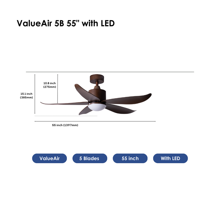 Crestar ValueAir Ceiling Fan - Crestar Fan Singapore