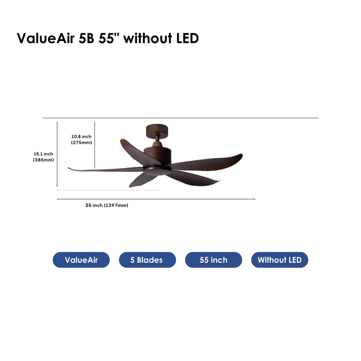 Crestar ValueAir Ceiling Fan - Crestar Fan Singapore